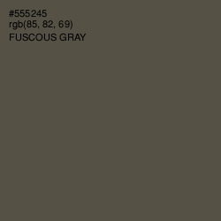 #555245 - Fuscous Gray Color Image