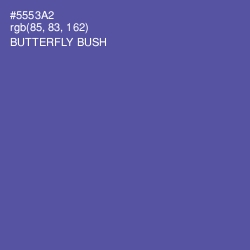 #5553A2 - Butterfly Bush Color Image