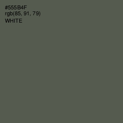 #555B4F - Fuscous Gray Color Image