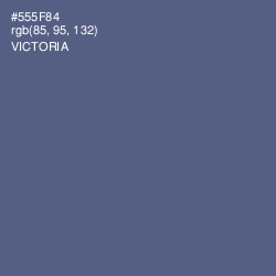 #555F84 - Victoria Color Image