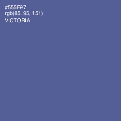 #555F97 - Victoria Color Image