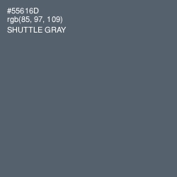 #55616D - Shuttle Gray Color Image