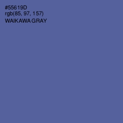 #55619D - Waikawa Gray Color Image