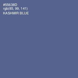 #55638D - Kashmir Blue Color Image