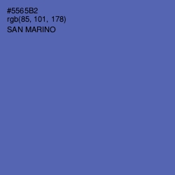 #5565B2 - San Marino Color Image