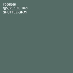 #556B66 - Shuttle Gray Color Image