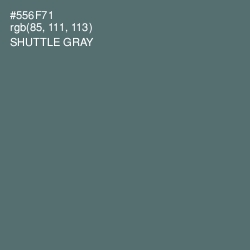 #556F71 - Shuttle Gray Color Image