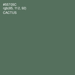 #55705C - Cactus Color Image