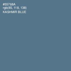 #55768A - Kashmir Blue Color Image