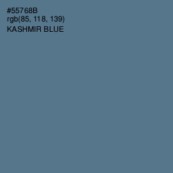 #55768B - Kashmir Blue Color Image