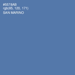 #5578AB - San Marino Color Image