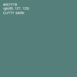 #557F7B - Cutty Sark Color Image
