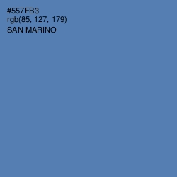 #557FB3 - San Marino Color Image