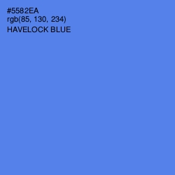 #5582EA - Havelock Blue Color Image