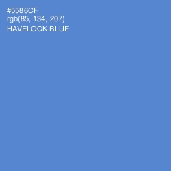 #5586CF - Havelock Blue Color Image