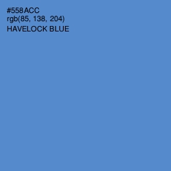 #558ACC - Havelock Blue Color Image