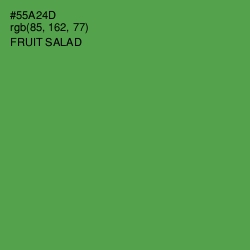 #55A24D - Fruit Salad Color Image