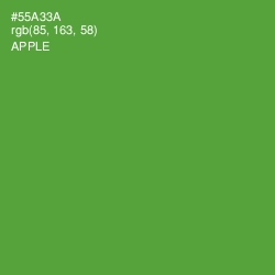 #55A33A - Apple Color Image