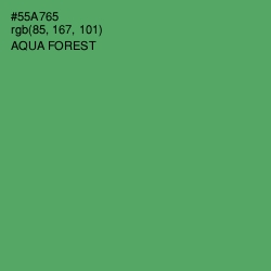 #55A765 - Aqua Forest Color Image