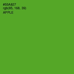 #55A827 - Apple Color Image