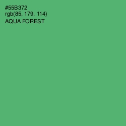 #55B372 - Aqua Forest Color Image