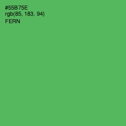 #55B75E - Fern Color Image