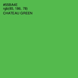 #55BA4E - Chateau Green Color Image