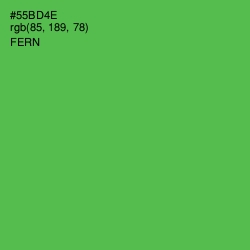 #55BD4E - Fern Color Image