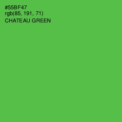 #55BF47 - Chateau Green Color Image