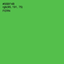 #55BF4B - Fern Color Image