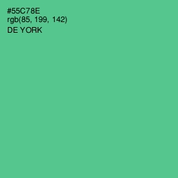 #55C78E - De York Color Image
