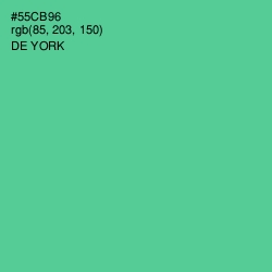 #55CB96 - De York Color Image