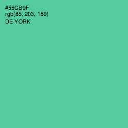 #55CB9F - De York Color Image