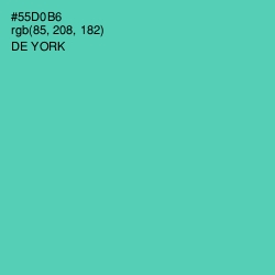 #55D0B6 - De York Color Image