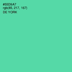 #55D9A7 - De York Color Image