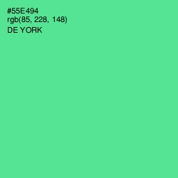 #55E494 - De York Color Image