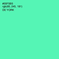 #55F5B5 - De York Color Image