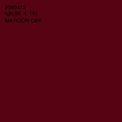 #560413 - Maroon Oak Color Image