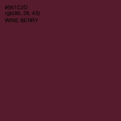 #561C2D - Wine Berry Color Image