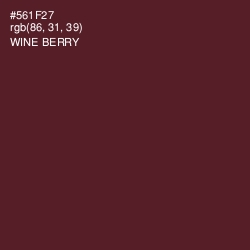 #561F27 - Wine Berry Color Image