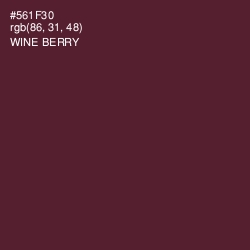 #561F30 - Wine Berry Color Image