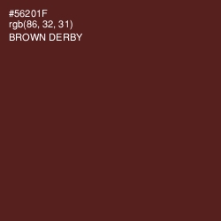 #56201F - Brown Derby Color Image