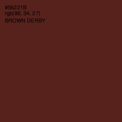 #56221B - Brown Derby Color Image