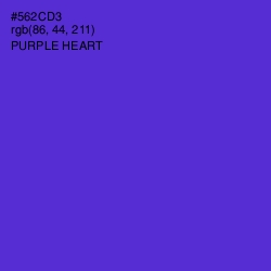 #562CD3 - Purple Heart Color Image