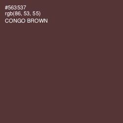 #563537 - Congo Brown Color Image