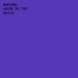 #5638B6 - Royal Purple Color Image