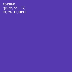 #5639B1 - Royal Purple Color Image