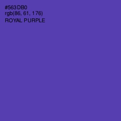 #563DB0 - Royal Purple Color Image