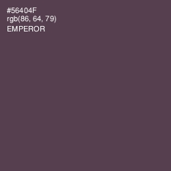 #56404F - Emperor Color Image