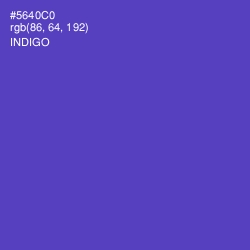 #5640C0 - Indigo Color Image